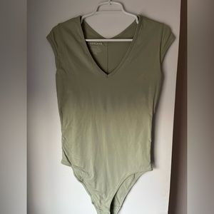 Everlane V-Neck Ballet Bodysuit